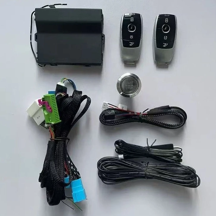 Обновленный пассивный вход без ключа для Benz 16-19 Smart fortwo 453, конвертер без ключа для автомобиля, нажимной запуск, комплект зажигания, дистанционный запуск 
Обновленный пассивный вход без ключа для Benz 16-19 Smart fortwo 453, конвертер без ключа для автомобиля, нажимной запуск, комплект зажигания, дистанционный запуск