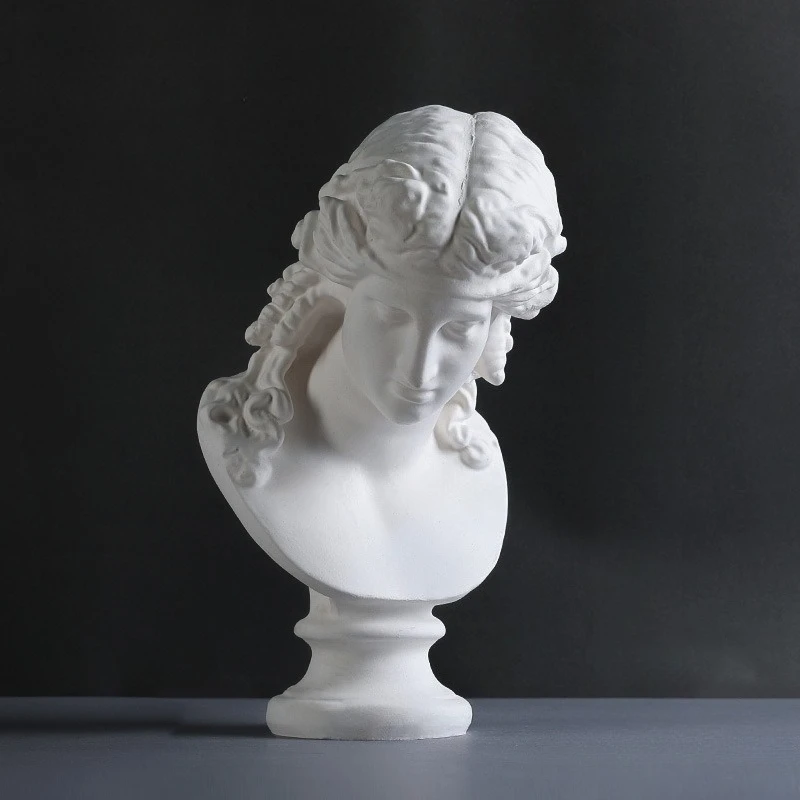 Renaissance David Bust Statue, Classic Desk Sculpture for Home Display, European Art Model for Sketching & Teaching
Renaissance David Bust Statue, Classic Desk Sculpture for Home Display, European Art Model for Sketching & Teaching