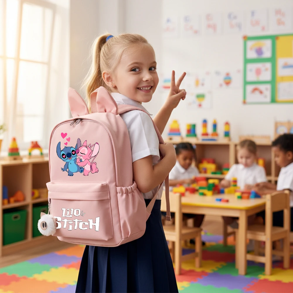 Cute Stitch Child Girl School Bag Cartoon Anime Kid Boy Girl Knapsack Teenager Backpack Student BookBag Rucksack Children Gift
Cute Stitch Child Girl School Bag Cartoon Anime Kid Boy Girl Knapsack Teenager Backpack Student BookBag Rucksack Children Gift