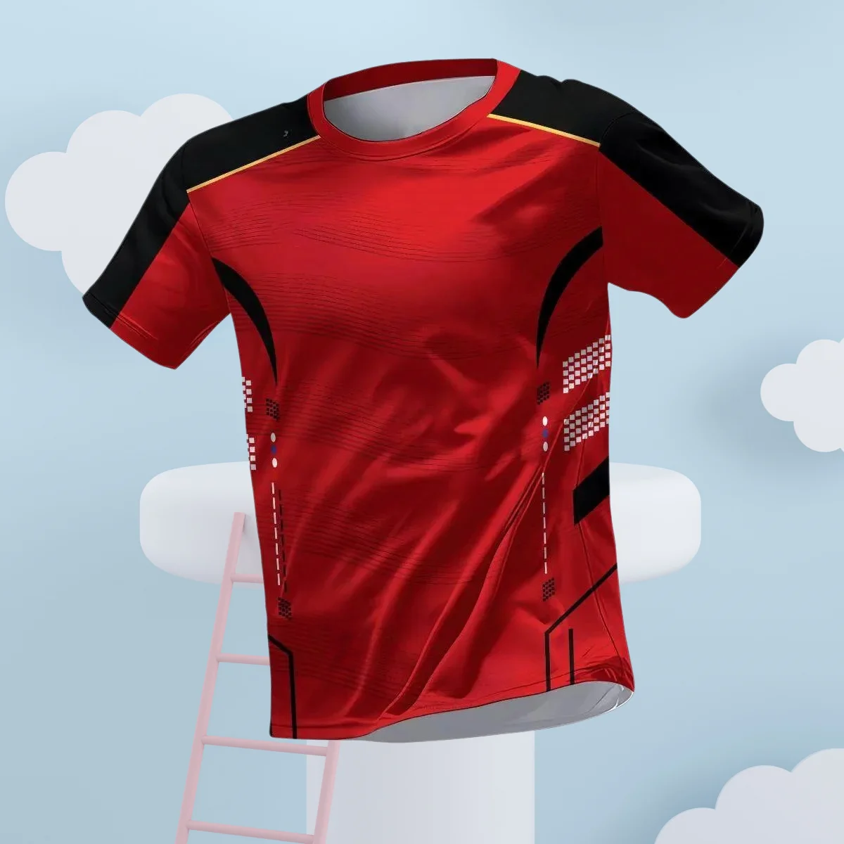 Men's T-shirts, Running Sports T-shirt, Breathable Short-sleeve Round-neck T-shirt, Gym Sports Top, Men's Outdoor Sportswear
Men's T-shirts, Running Sports T-shirt, Breathable Short-sleeve Round-neck T-shirt, Gym Sports Top, Men's Outdoor Sportswear