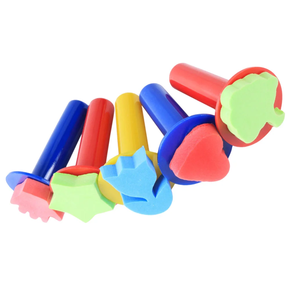 5 Pcs Painting Stamp Kids Drawing Sponges Stamper Washable for Stamps DIY Brush
5 Pcs Painting Stamp Kids Drawing Sponges Stamper Washable for Stamps DIY Brush
