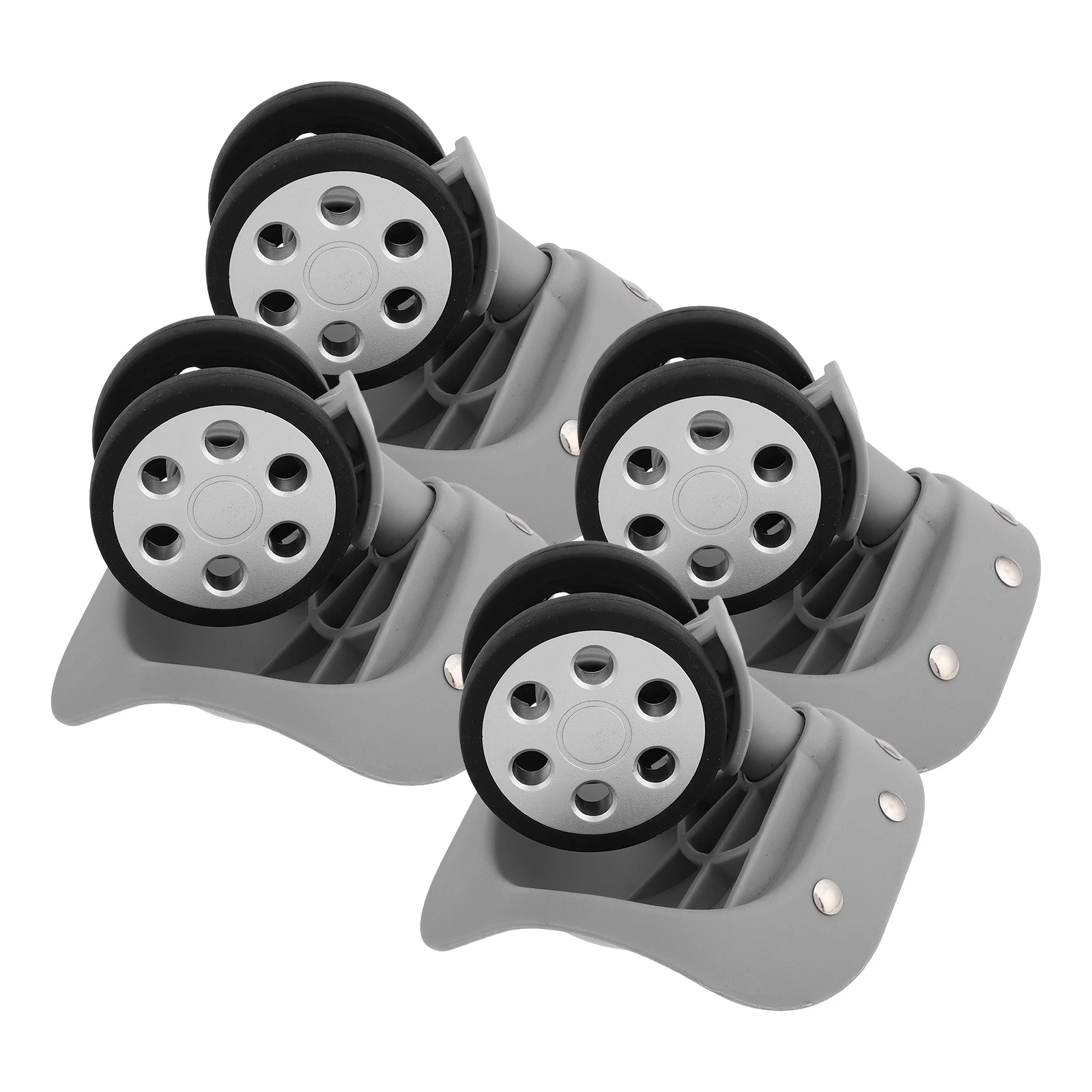 2 Pairs Suitcase Wheels Durable Plastic 360 Degree Swivel Luggage Repair Kit Grey Replacement Shopping Trolley Wheels Ball
2 Pairs Suitcase Wheels Durable Plastic 360 Degree Swivel Luggage Repair Kit Grey Replacement Shopping Trolley Wheels Ball
