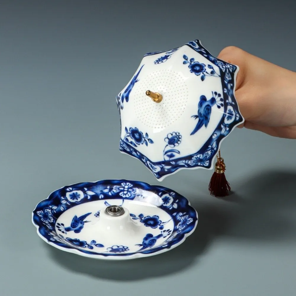 Ceramic Umbrella Tea Strainer Chinese Style Traditional Tea Infuser Tea Tray Set Creative Exquisite
Ceramic Umbrella Tea Strainer Chinese Style Traditional Tea Infuser Tea Tray Set Creative Exquisite