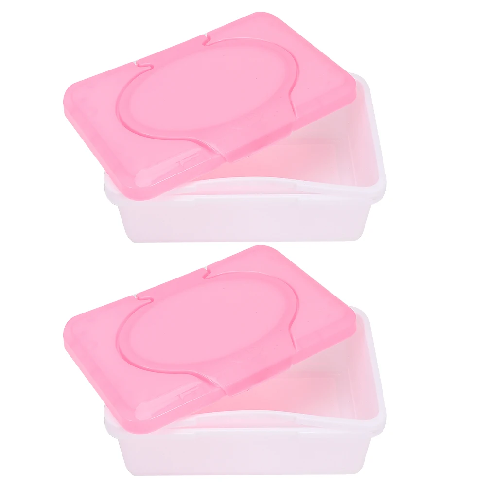 2 Pcs Eco-friendly Wipes Box Pink Tissue Holder for Bathroom Dispenser Boxes Wet Baby Containers with Lids Decorate Covr
2 Pcs Eco-friendly Wipes Box Pink Tissue Holder for Bathroom Dispenser Boxes Wet Baby Containers with Lids Decorate Covr