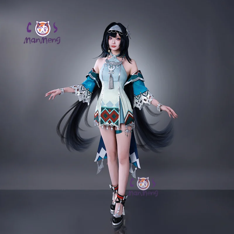 Lan Yan Game Genshin Impact Cosplay Costume Wig Shoes Rings prop accessories sets Halloween Chinese style Woman elegant dress
Lan Yan Game Genshin Impact Cosplay Costume Wig Shoes Rings prop accessories sets Halloween Chinese style Woman elegant dress
