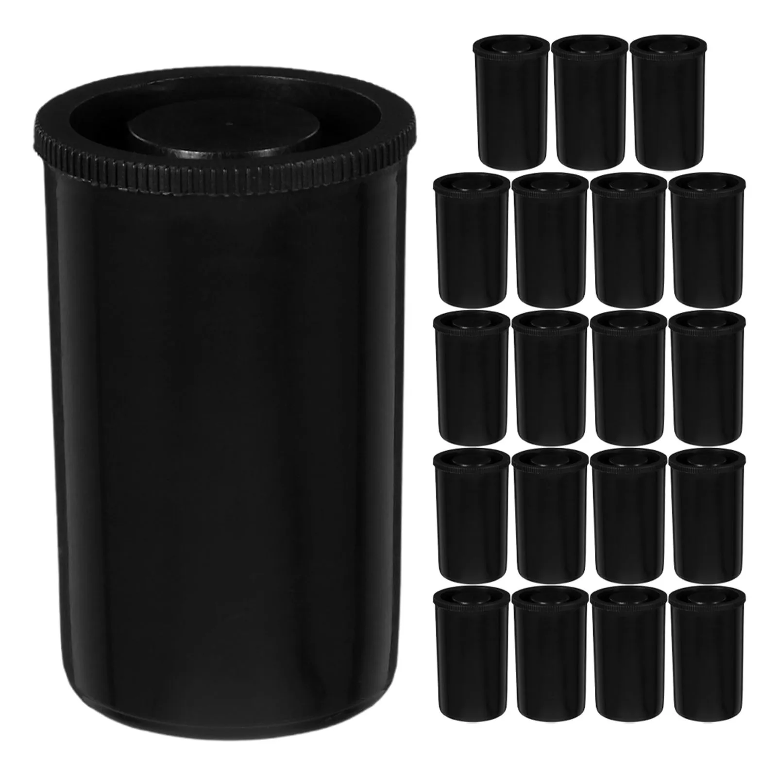 20Pcs Black Film Canisters with Caps for Secure Storage of Film Rolls Universal Compatibility Bead Containers Bead Box
20Pcs Black Film Canisters with Caps for Secure Storage of Film Rolls Universal Compatibility Bead Containers Bead Box