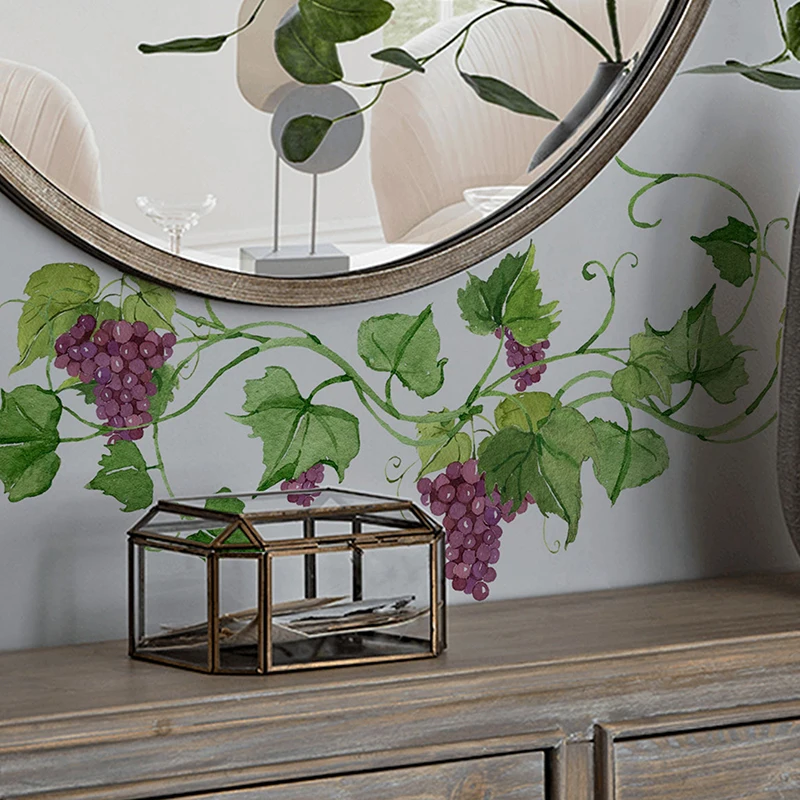 【MQ124】2Pcs Fruit Green Plants Vine Butterfly Wall Stickers Bedroom Living Room Decoration Mural Cabinet Stickers
【MQ124】2Pcs Fruit Green Plants Vine Butterfly Wall Stickers Bedroom Living Room Decoration Mural Cabinet Stickers