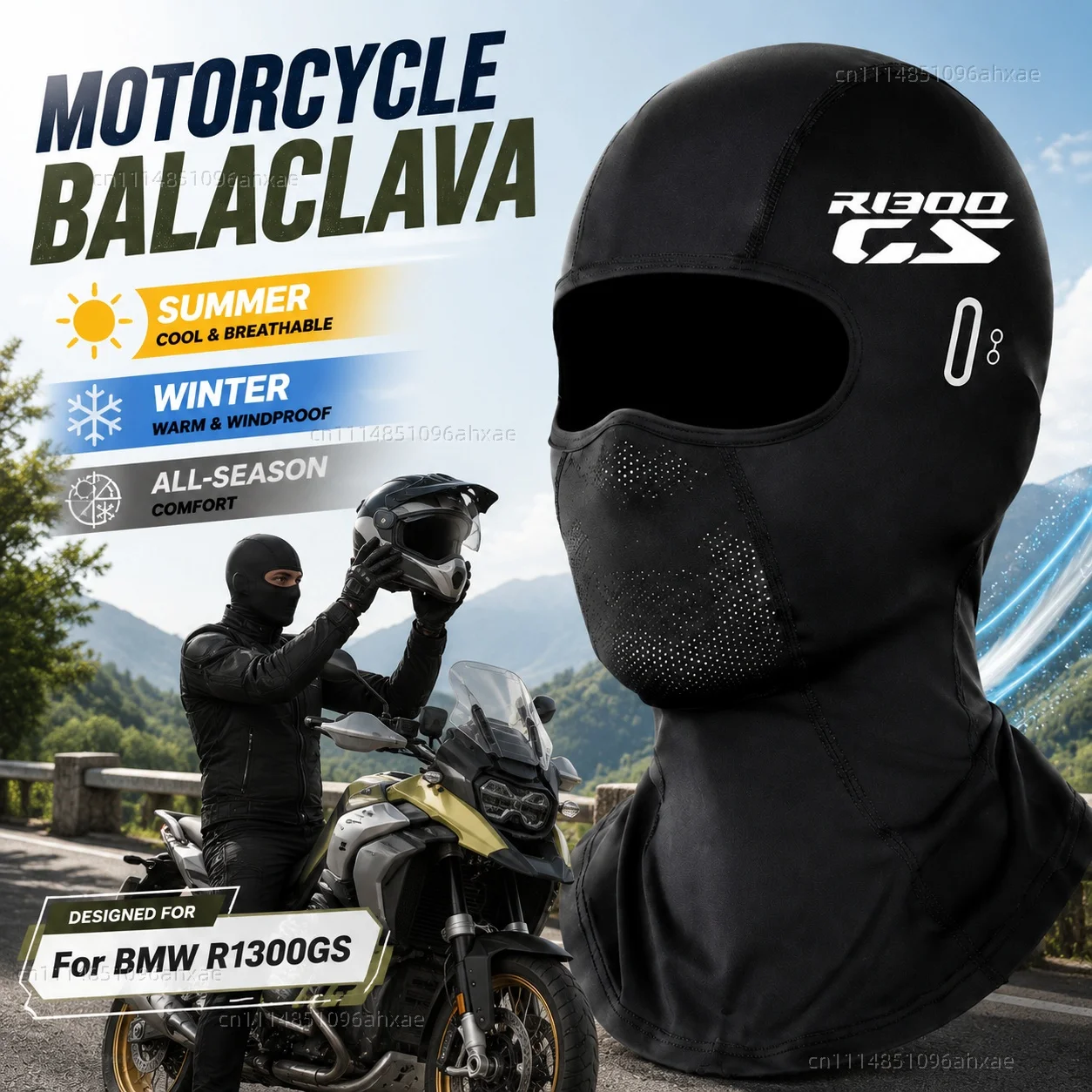 For BMW R1300GS R1300 GS R 1300GS GS1300 2023 2024 Motorcycle Balaclava Summer Glasses Face Breathable Hole Winter Warm
For BMW R1300GS R1300 GS R 1300GS GS1300 2023 2024 Motorcycle Balaclava Summer Glasses Face Breathable Hole Winter Warm