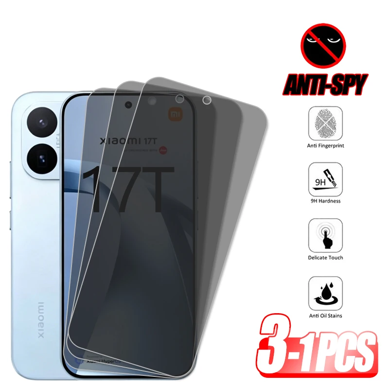 1/2/3PCS Privacy Screen Protector For Xiaomi 17T Glass Xiaomi 17T Tempered Glass Anti-Spy Protective Phone Glass For Xiaomi 17T
1/2/3PCS Privacy Screen Protector For Xiaomi 17T Glass Xiaomi 17T Tempered Glass Anti-Spy Protective Phone Glass For Xiaomi 17T