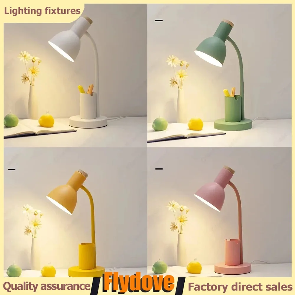 Modern Cute LED Pen Holder Desk Lamp Simple Eye Protection Reading Room Bedroom Office Desk Lamp Home Lighting Decoration
Modern Cute LED Pen Holder Desk Lamp Simple Eye Protection Reading Room Bedroom Office Desk Lamp Home Lighting Decoration