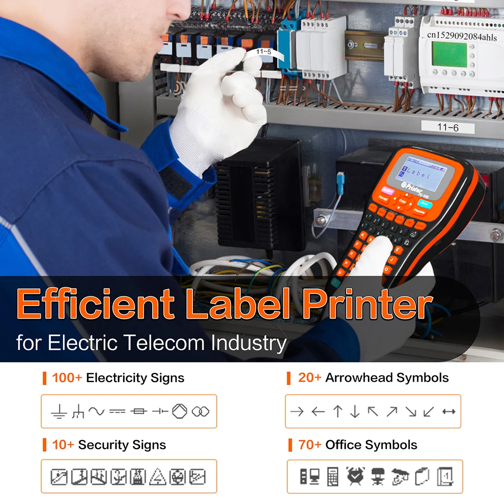 Portable Heat Shrink Printer PS100E Satin Ribbon Fabric Printing Machine Shrink Tube Printer Label Maker No Ink with Battery
Portable Heat Shrink Printer PS100E Satin Ribbon Fabric Printing Machine Shrink Tube Printer Label Maker No Ink with Battery