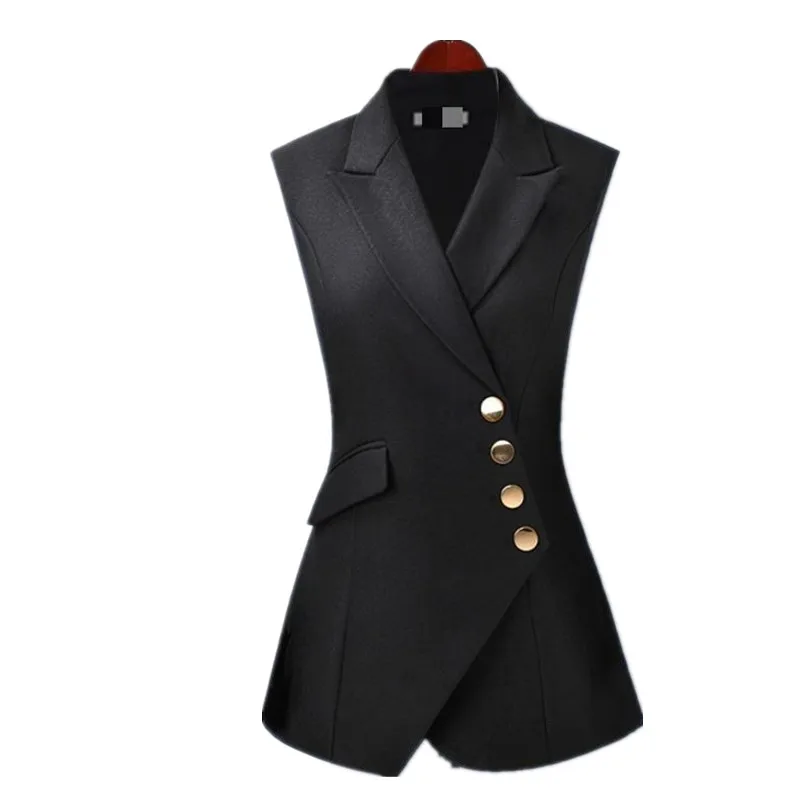 Irregular Thin Blazer Vest Tops Women 2026 Spring Autumn New Fashion Elegant Slim Suit Waistcoat Female Sleeveless Jacket W1051
Irregular Thin Blazer Vest Tops Women 2026 Spring Autumn New Fashion Elegant Slim Suit Waistcoat Female Sleeveless Jacket W1051