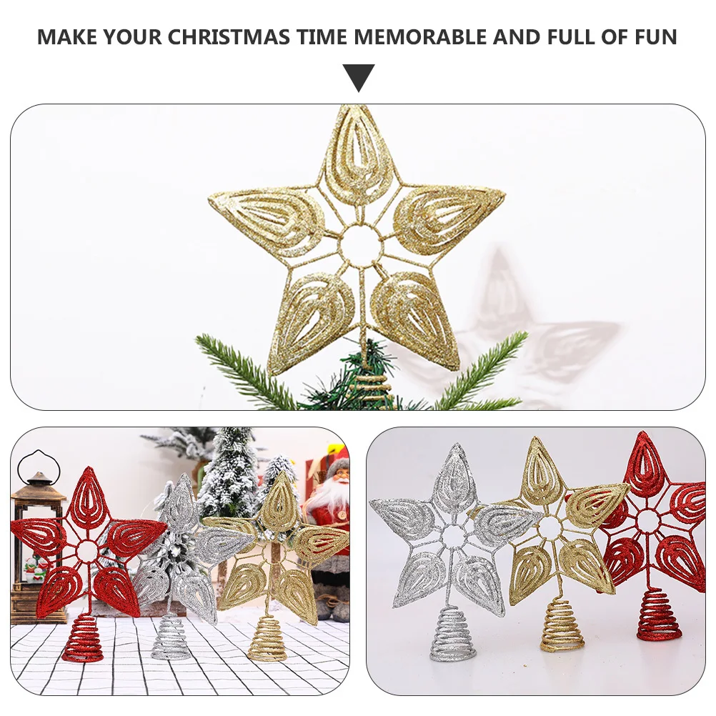 1Pcs Christmas Star Tree Topper Iron Wire Coil Base Xmas Tree Ornament Xmas Party Decoration Home Office Christmas Pentagram 
1Pcs Christmas Star Tree Topper Iron Wire Coil Base Xmas Tree Ornament Xmas Party Decoration Home Office Christmas Pentagram