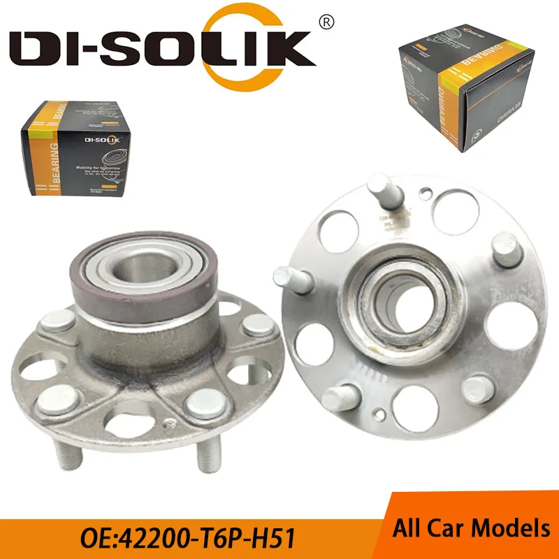 DI-SOLIK Auto Car Parts Rear Wheel Hub Bearing Assembly HUB227-45 42200-T6P-H51 42200-SAA-003 42200-SAA-G01 42200-SAA-G02
DI-SOLIK Auto Car Parts Rear Wheel Hub Bearing Assembly HUB227-45 42200-T6P-H51 42200-SAA-003 42200-SAA-G01 42200-SAA-G02