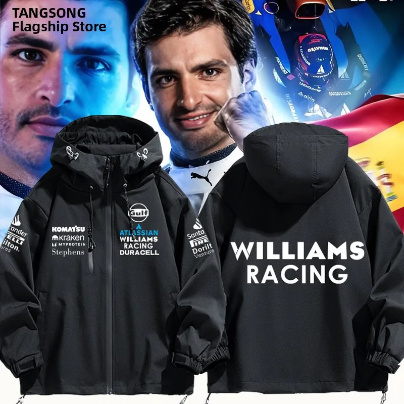 Куртка Williams F T Sainz Jaet ex осенне-зимняя ветрозащитная с капюшоном, на молнии, из полиэстера, нейлона и волокна Cosite
Куртка Williams F T Sainz Jaet ex осенне-зимняя ветрозащитная с капюшоном, на молнии, из полиэстера, нейлона и волокна Cosite