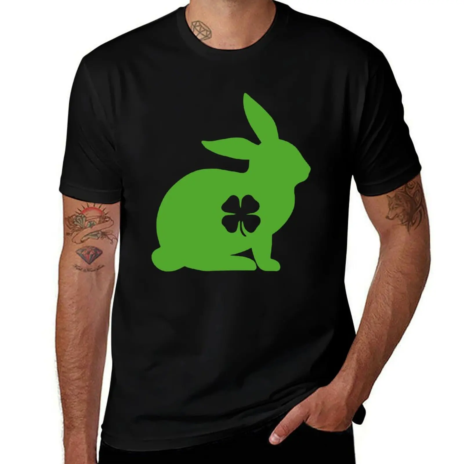 Vintage St Patricks Day Funny Rabbit Irish Rabbit Lucky Shamrock Gift T-Shirt cotton tshirt 100% mens graphic t shirts
Vintage St Patricks Day Funny Rabbit Irish Rabbit Lucky Shamrock Gift T-Shirt cotton tshirt 100% mens graphic t shirts