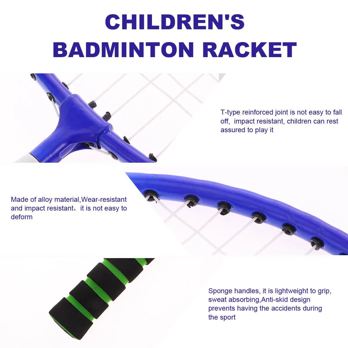 1Set Badminton Racket for Kids Premium Nylon and Alloy Build Smooth Finish Lightweight Easy Carry Ideal for School Playground
1Set Badminton Racket for Kids Premium Nylon and Alloy Build Smooth Finish Lightweight Easy Carry Ideal for School Playground