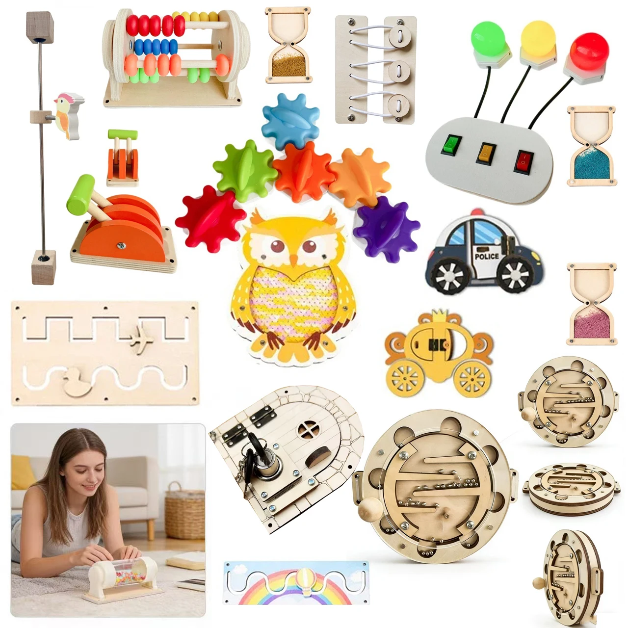 2026 Montessori Busy Accessories Wooden Exercise Babys Hand Eye Educations Toy Square Floor Hourglass Graffiti SlideGift Toy
2026 Montessori Busy Accessories Wooden Exercise Babys Hand Eye Educations Toy Square Floor Hourglass Graffiti SlideGift Toy