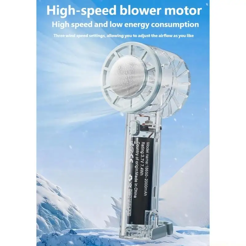 D0AB Strong Wind 2000mAh Small Fan Suitable for Hiking Offices and Study Areas
D0AB Strong Wind 2000mAh Small Fan Suitable for Hiking Offices and Study Areas