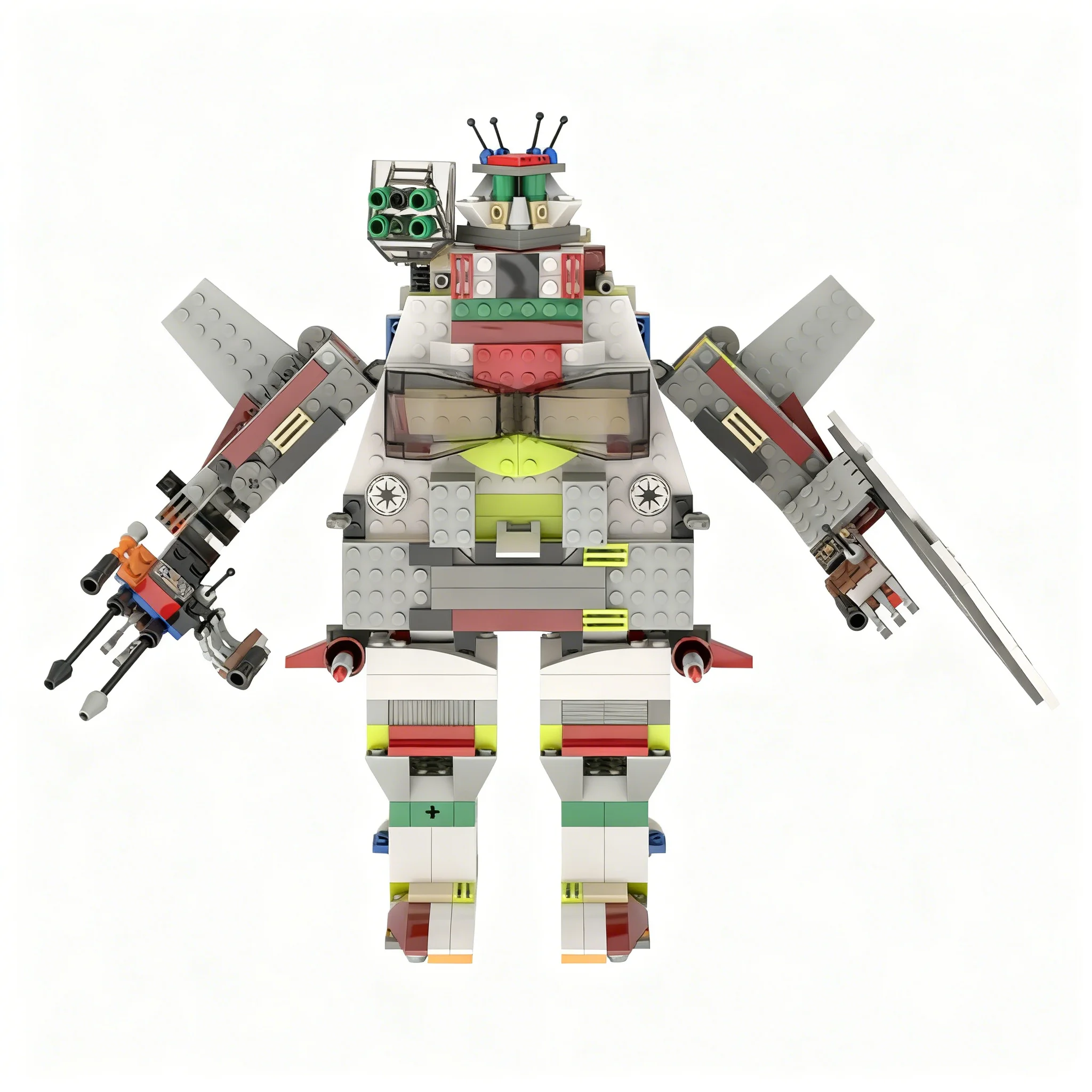 467PCS MOC Space Battle St Rw Rs Robot Model DIY Creative Building Blocks Home Decor Display Birthday Gift Collectible Building
467PCS MOC Space Battle St Rw Rs Robot Model DIY Creative Building Blocks Home Decor Display Birthday Gift Collectible Building