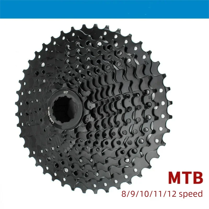 Black 8-12 Speed Cassette Flywheel 40/42/46/50/52T - MTB Gear Compatible with Shimano SRAM HG Hub
Black 8-12 Speed Cassette Flywheel 40/42/46/50/52T - MTB Gear Compatible with Shimano SRAM HG Hub