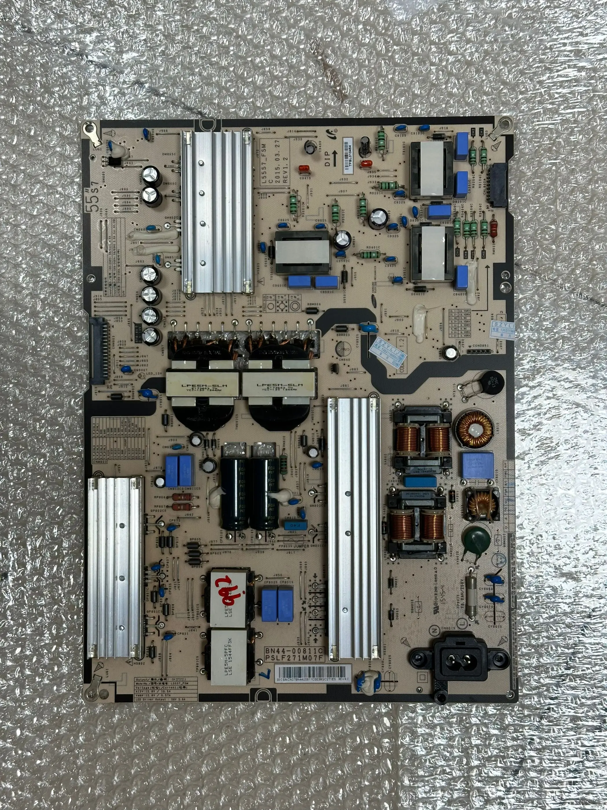 Хорошо работает для платы питания UA55JU7800J BN44-00811C BN44-00811A PSLF271M07E L55S7-FSM
Хорошо работает для платы питания UA55JU7800J BN44-00811C BN44-00811A PSLF271M07E L55S7-FSM