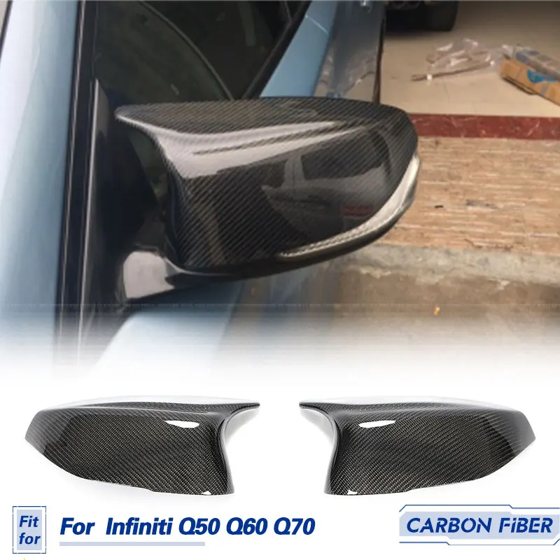 Car Rear View Mirror Covers Caps Carbon Fiber for Infiniti Q50 Q60 Q70 QX30 XQ50 2013-2019 Side Rear Mirror Caps Shell ABS
Car Rear View Mirror Covers Caps Carbon Fiber for Infiniti Q50 Q60 Q70 QX30 XQ50 2013-2019 Side Rear Mirror Caps Shell ABS