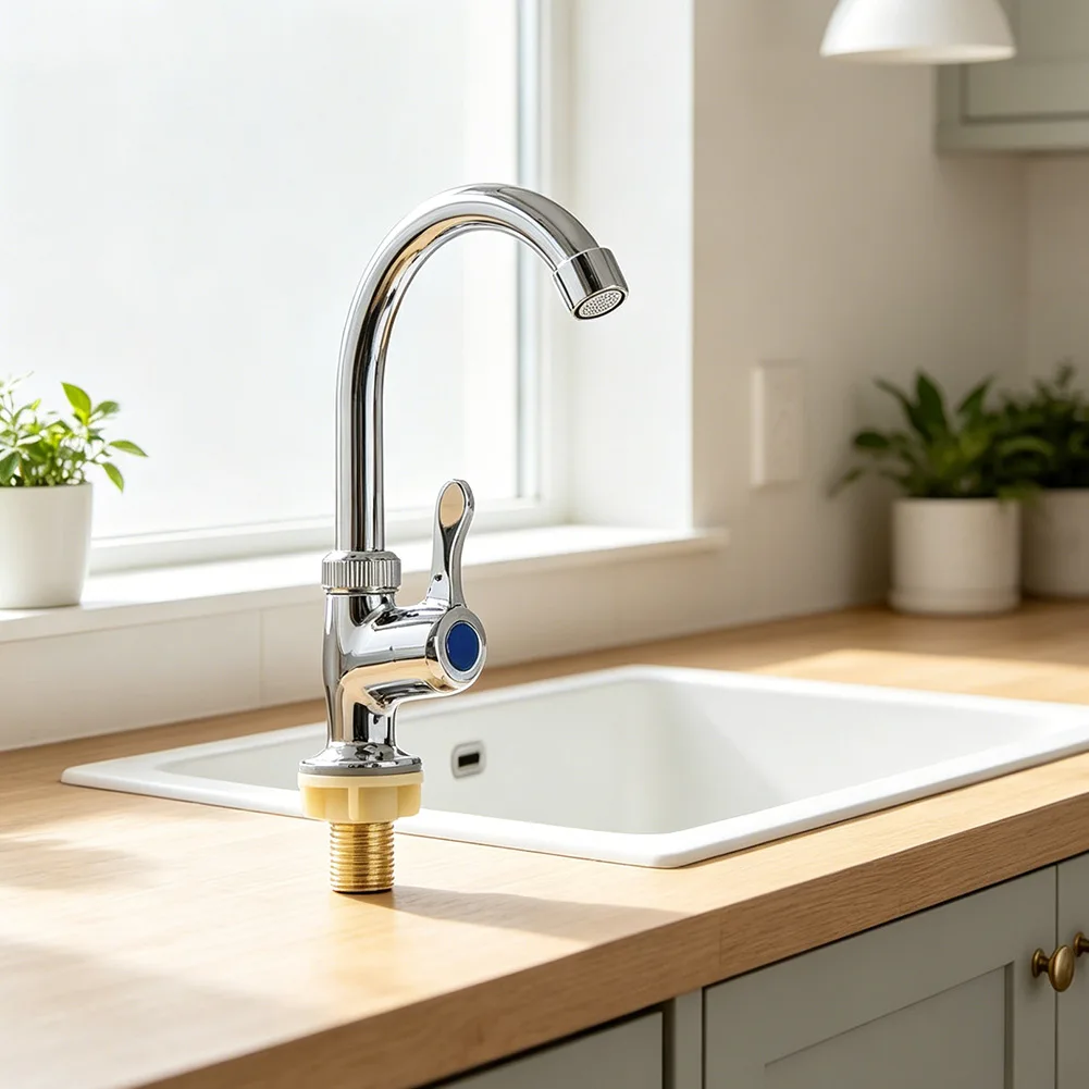 Cold Tap Sink Faucet Kitchen Faucet Tool Accessories Plastic Steel Silver Color Bathroom Accessories Good Value
Cold Tap Sink Faucet Kitchen Faucet Tool Accessories Plastic Steel Silver Color Bathroom Accessories Good Value
