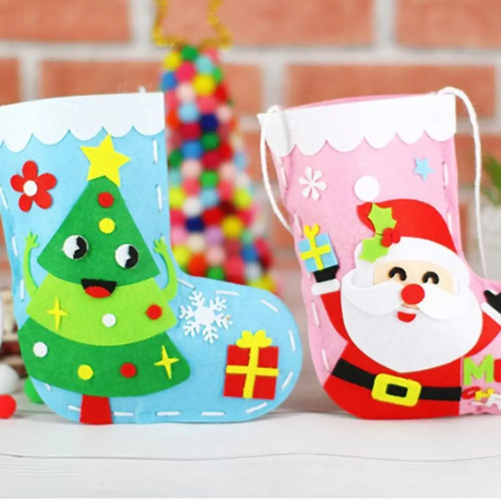 Non-woven Fabric DIY Christmas Stocking Snowman House Decoracion Xmas Non-Woven Socks Christmas Tree Kriss Kringle
Non-woven Fabric DIY Christmas Stocking Snowman House Decoracion Xmas Non-Woven Socks Christmas Tree Kriss Kringle