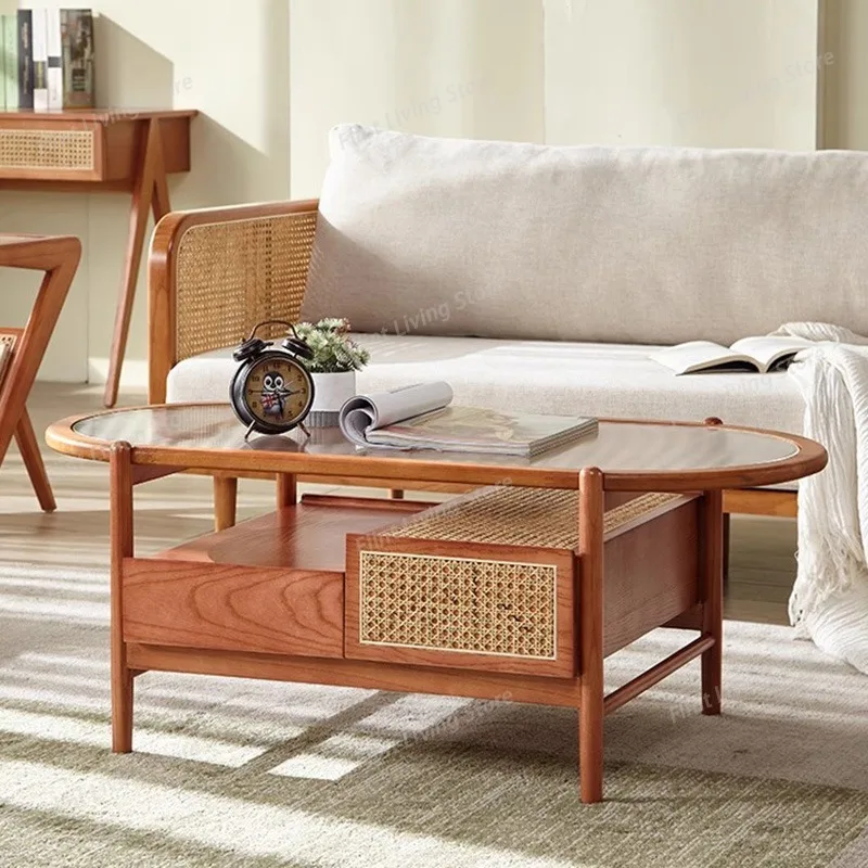 Japanese Solid Wood Cafe Tables Nordic Double Layer Creativity Glass Coffee Tables Living Room Balcony Cafe Furniture Mesas
Japanese Solid Wood Cafe Tables Nordic Double Layer Creativity Glass Coffee Tables Living Room Balcony Cafe Furniture Mesas