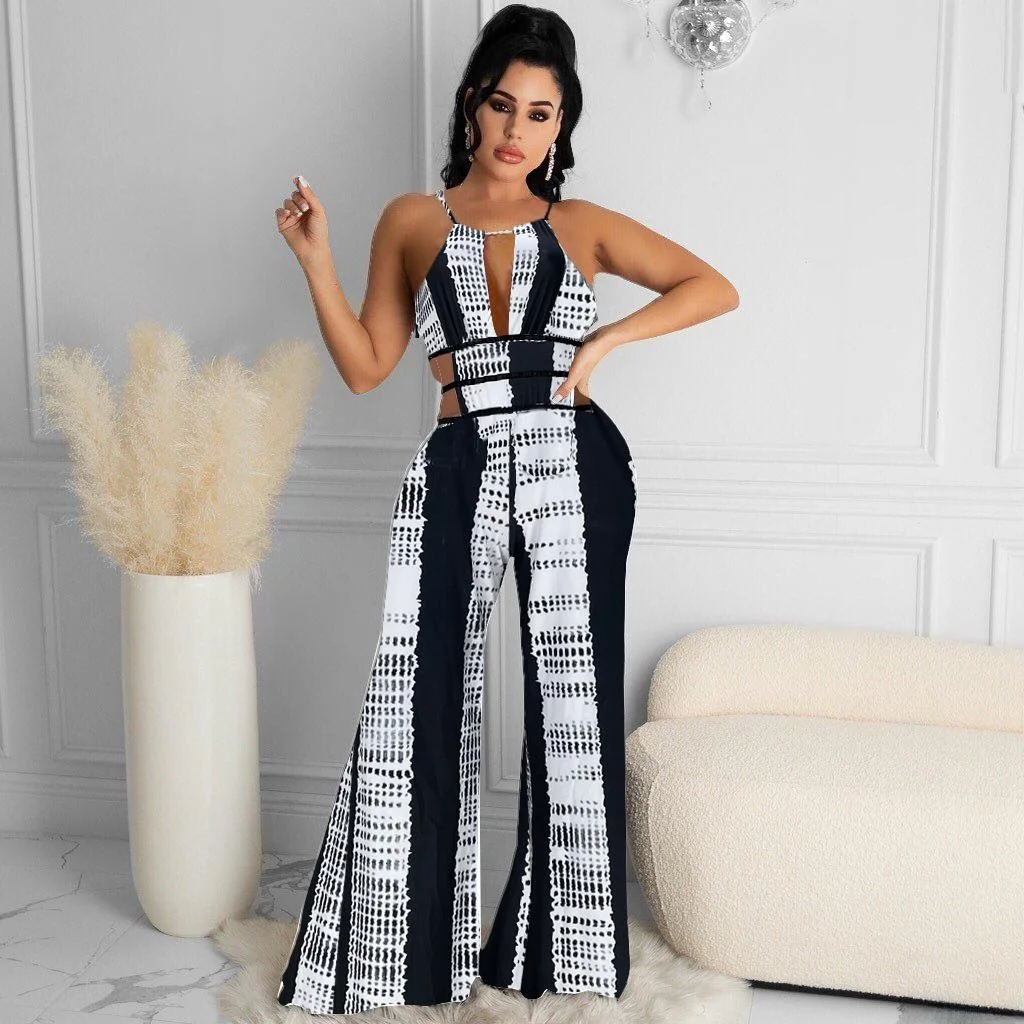 Women's Bla And White Striped Faion Set Matching Nine-Piece Pantsuit Ele Profional Work orm Autumn Collection
Women's Bla And White Striped Faion Set Matching Nine-Piece Pantsuit Ele Profional Work orm Autumn Collection