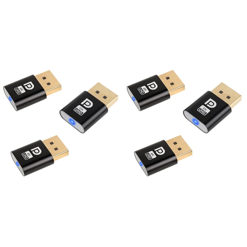 AP-4K Displayport заглушка DP адаптер виртуального дисплея DP заглушка EDID безголовый эмулятор призрака аксессуары для ПК 6 шт.
AP-4K Displayport заглушка DP адаптер виртуального дисплея DP заглушка EDID безголовый эмулятор призрака аксессуары для ПК 6 шт.