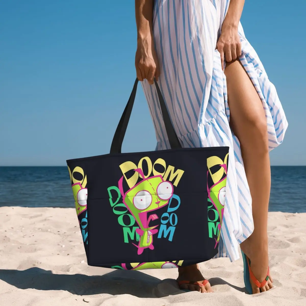 Invaders Zims Anime Cartoon Alien Beach Tote Bag Sport Gym Yoga Duffle Large Tote Bag Women Travel Bag Fitness bag
Invaders Zims Anime Cartoon Alien Beach Tote Bag Sport Gym Yoga Duffle Large Tote Bag Women Travel Bag Fitness bag