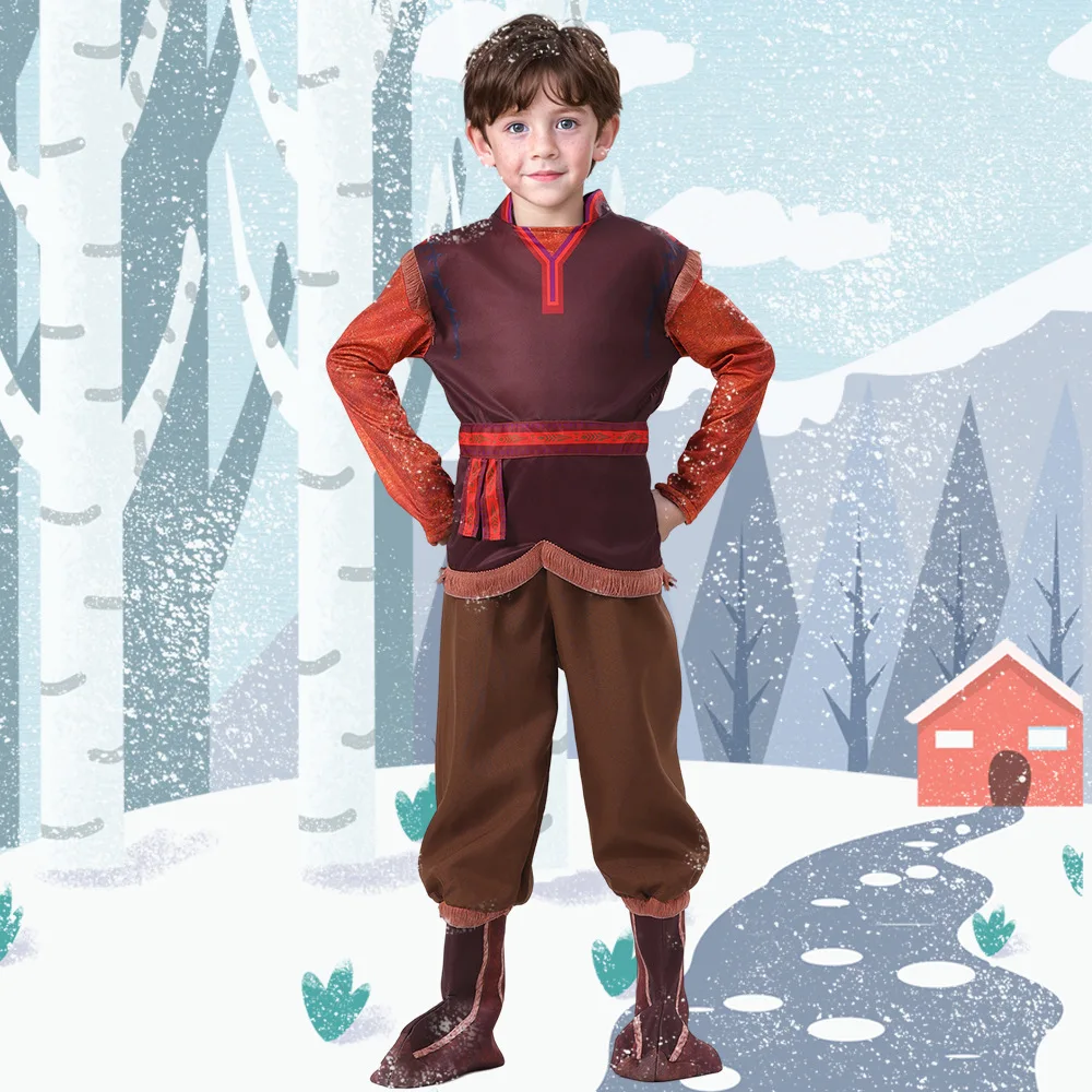 Kristoff Ice Harvester Costume For Boys Movie Prince Outfit Halloween Party Cosplay Dress Up
Kristoff Ice Harvester Costume For Boys Movie Prince Outfit Halloween Party Cosplay Dress Up