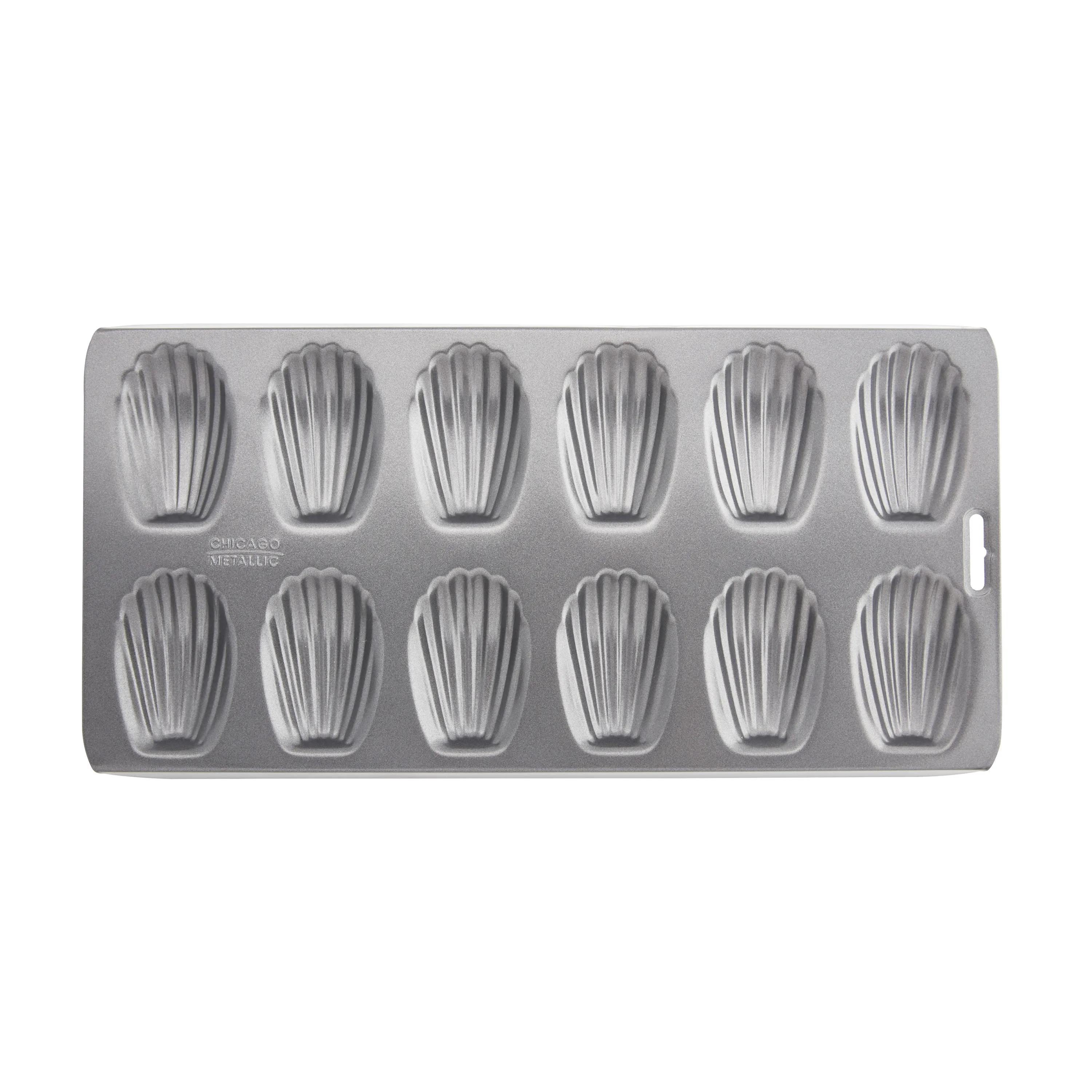 Professional 12-cup nonstick madeleine baking pan with even heat distribution and easy release
Professional 12-cup nonstick madeleine baking pan with even heat distribution and easy release