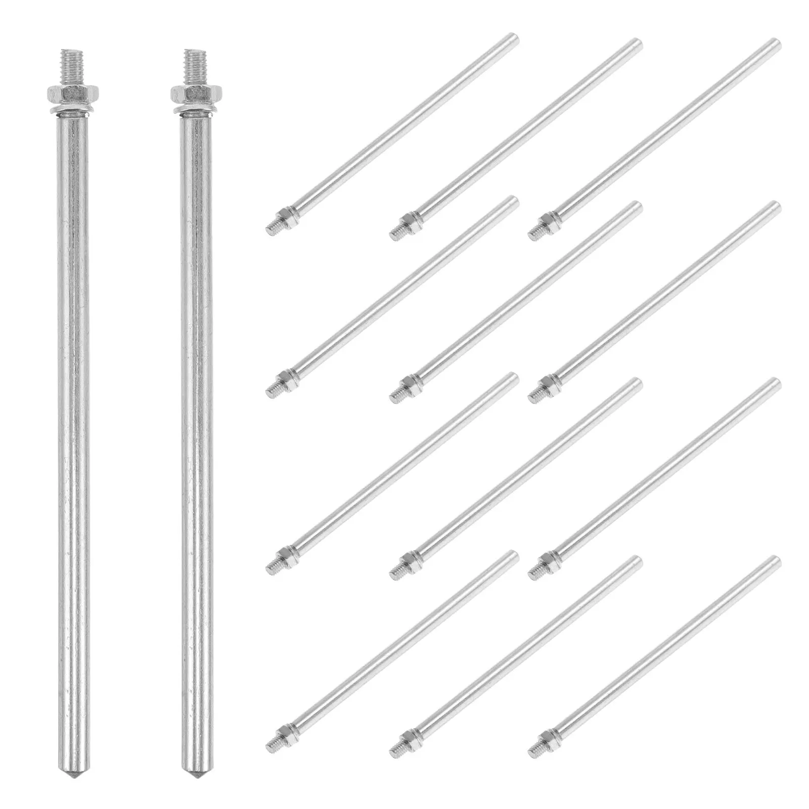 30Pcs Industrial Sewing Machine Thread Spool Pins Metal Replacement Spool Pin Adapter Heavy Duty for Commercial Textile
30Pcs Industrial Sewing Machine Thread Spool Pins Metal Replacement Spool Pin Adapter Heavy Duty for Commercial Textile