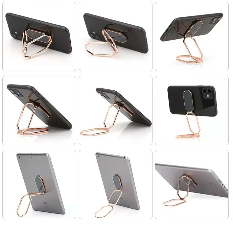 Вращающаяся на 360 градусов многофункциональная настольная подставка для мобильного телефона, портативный и складной кронштейн для мобильного телефона с кольцом на палец 
Вращающаяся на 360 градусов многофункциональная настольная подставка для мобильного телефона, портативный и складной кронштейн для мобильного телефона с кольцом на палец