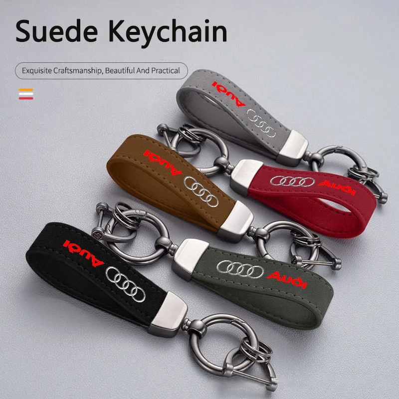 Suede Car Keychain Rings Buckle Key Holder For Audi Sport A1 A3 A4 B7 B8 A5 A6 A7 A8 Q3 Q5 Q7 Q8 TT S3 S4 S5 S6 RS3 RS4 RS5 RS6
Suede Car Keychain Rings Buckle Key Holder For Audi Sport A1 A3 A4 B7 B8 A5 A6 A7 A8 Q3 Q5 Q7 Q8 TT S3 S4 S5 S6 RS3 RS4 RS5 RS6