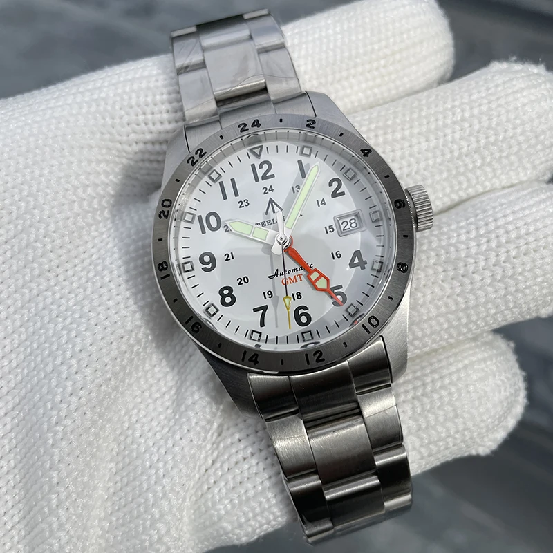 STEELDIVE Men GMT Watch 39MM Automatic Mechanical Wristwatch 20ATM Waterproof Luminous Sapphire NH34 Military
STEELDIVE Men GMT Watch 39MM Automatic Mechanical Wristwatch 20ATM Waterproof Luminous Sapphire NH34 Military