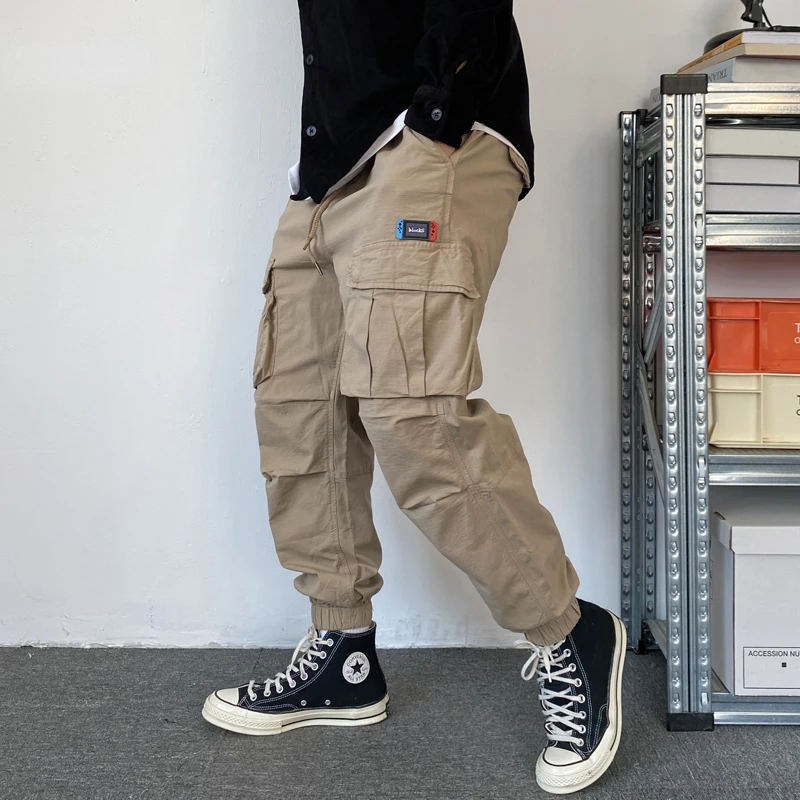 Streetwear High Quality Cargo Pants Men Clothing Harajuku Casual Trousers Korean Tactical Joggers Military Jogging
Streetwear High Quality Cargo Pants Men Clothing Harajuku Casual Trousers Korean Tactical Joggers Military Jogging