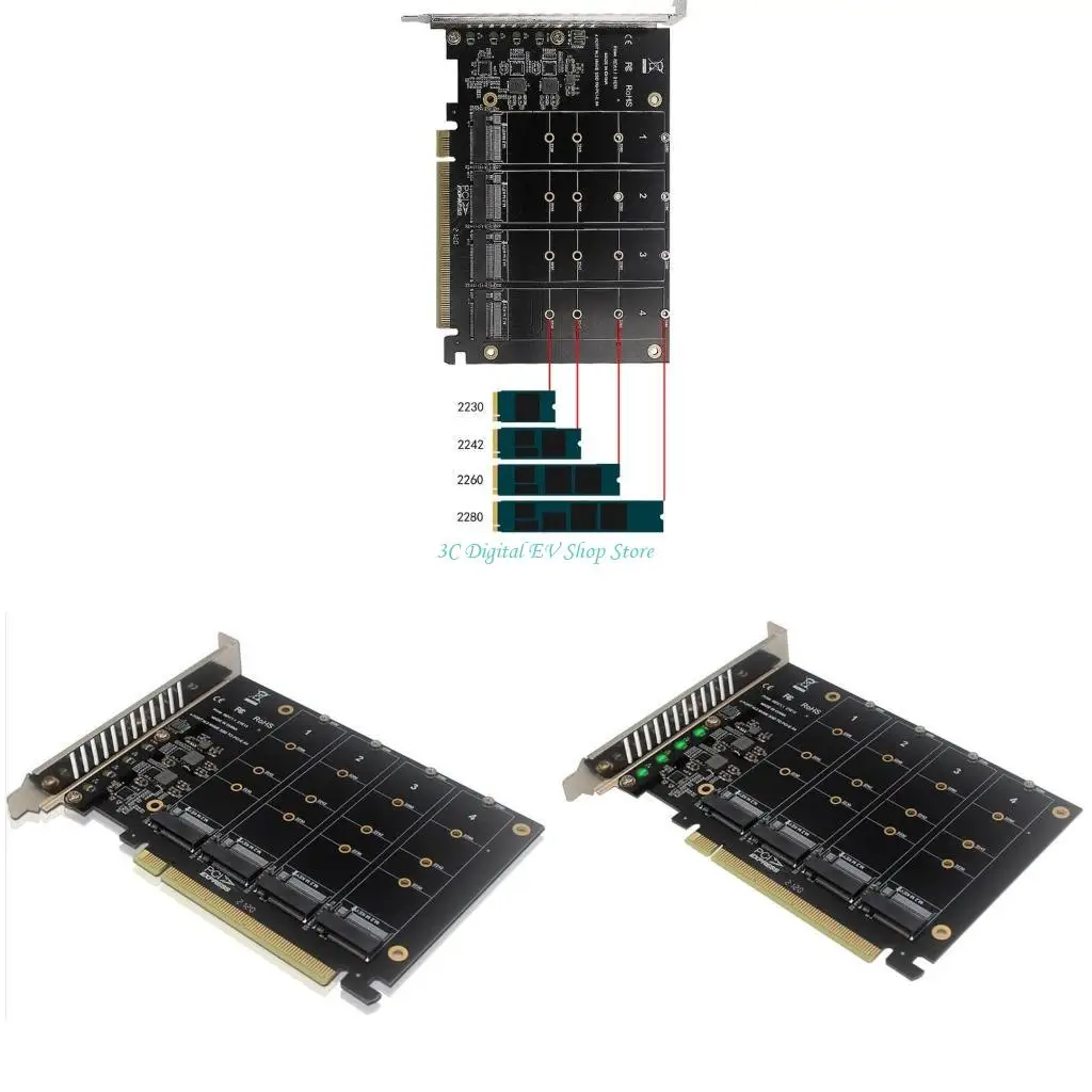 E74D 4-disk Array Card for M.2 PCIE NVMe SSD/for M.2 NGFF 4-disk Array Card Driver-fr
E74D 4-disk Array Card for M.2 PCIE NVMe SSD/for M.2 NGFF 4-disk Array Card Driver-fr