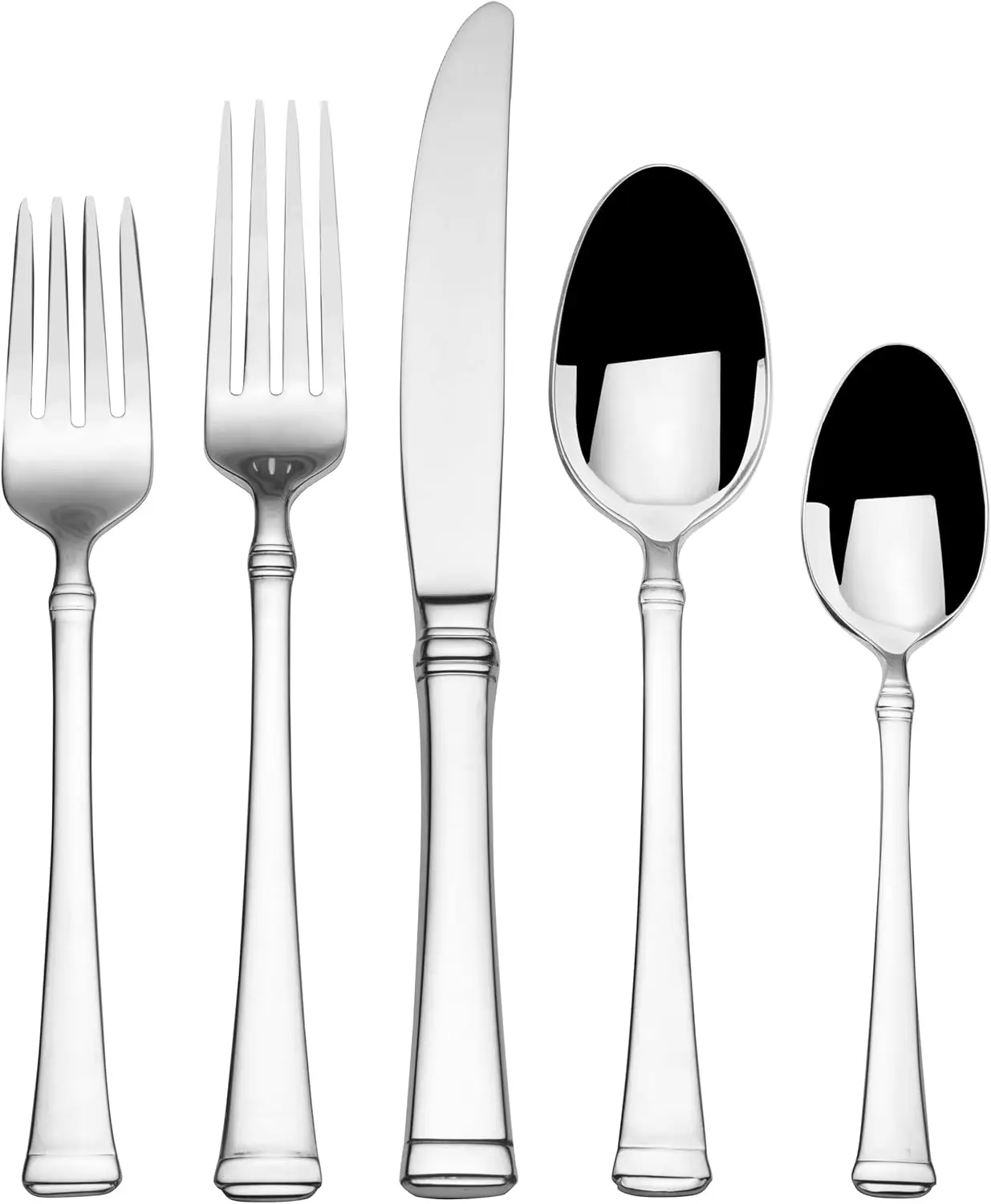 Harmony 65-Piece 18/10 Stainless Steel Flatware Set, Service for 12, Polished Silverware with Serving
Harmony 65-Piece 18/10 Stainless Steel Flatware Set, Service for 12, Polished Silverware with Serving