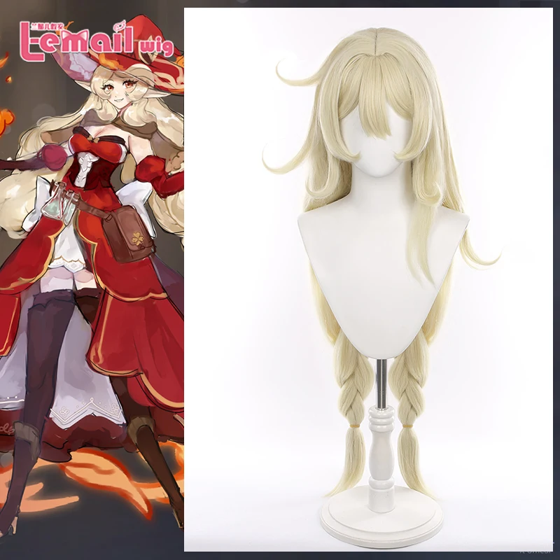 Парик L-email, синтетические волосы, игра Genshin Impact Alice, парик для косплея, длинные светлые женские парики 90 см, термостойкий парик
Парик L-email, синтетические волосы, игра Genshin Impact Alice, парик для косплея, длинные светлые женские парики 90 см, термостойкий парик