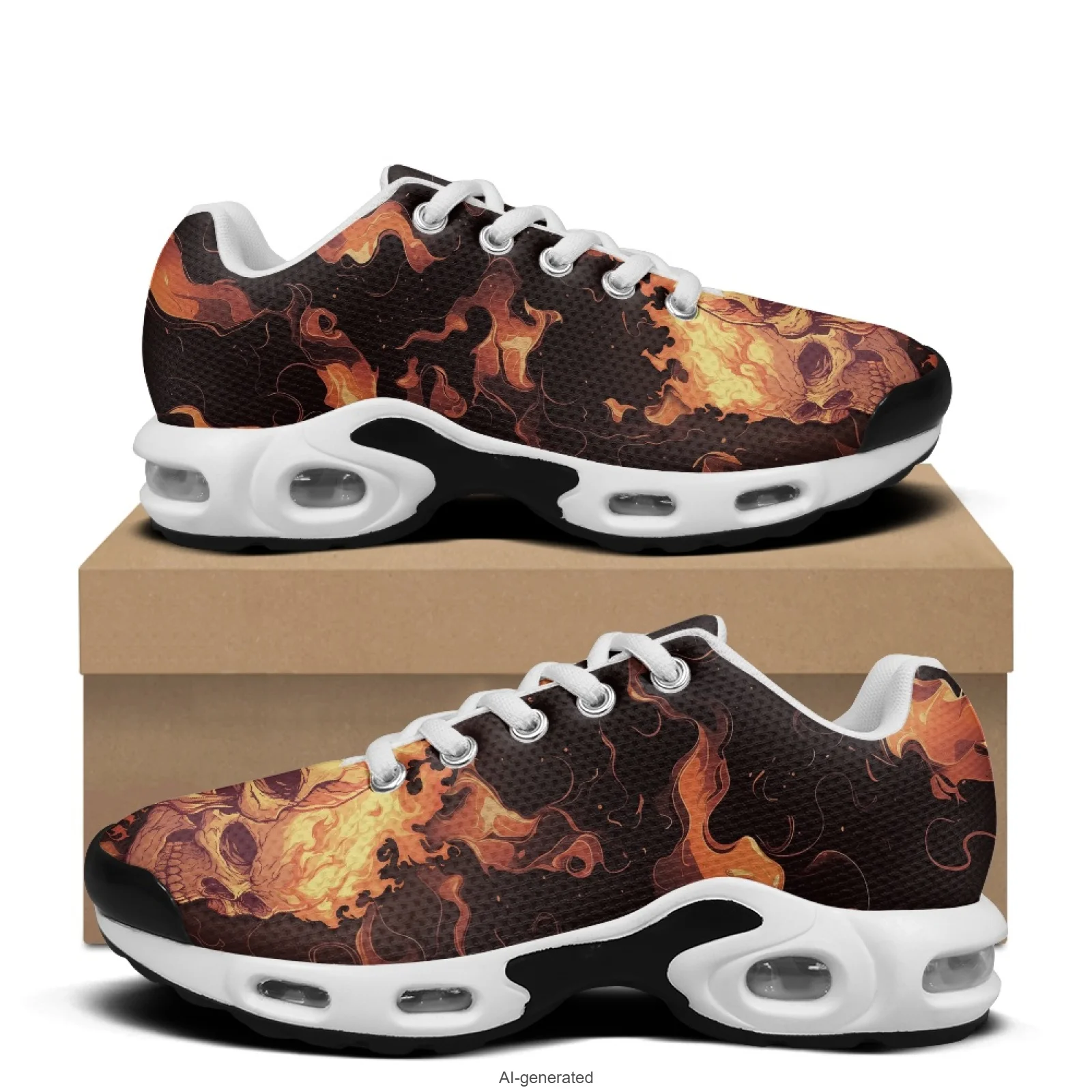 XIXIRIMIDO Skull Flame Air-Cushioned Sneakers Women's Running Shoes Men's Commuter Shoes Lightweight Breathable Soft Comfortable
XIXIRIMIDO Skull Flame Air-Cushioned Sneakers Women's Running Shoes Men's Commuter Shoes Lightweight Breathable Soft Comfortable