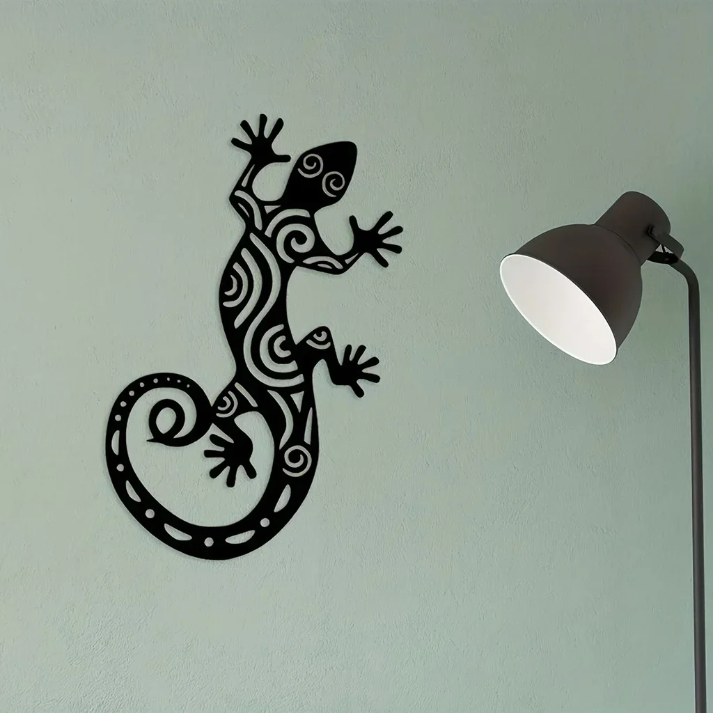 1pc Metal Art Lizard 3D Wall Silhouette Metal Wall Decor, Metal Gecko Wall Decoration, Bedroom Living Room Decoration
1pc Metal Art Lizard 3D Wall Silhouette Metal Wall Decor, Metal Gecko Wall Decoration, Bedroom Living Room Decoration