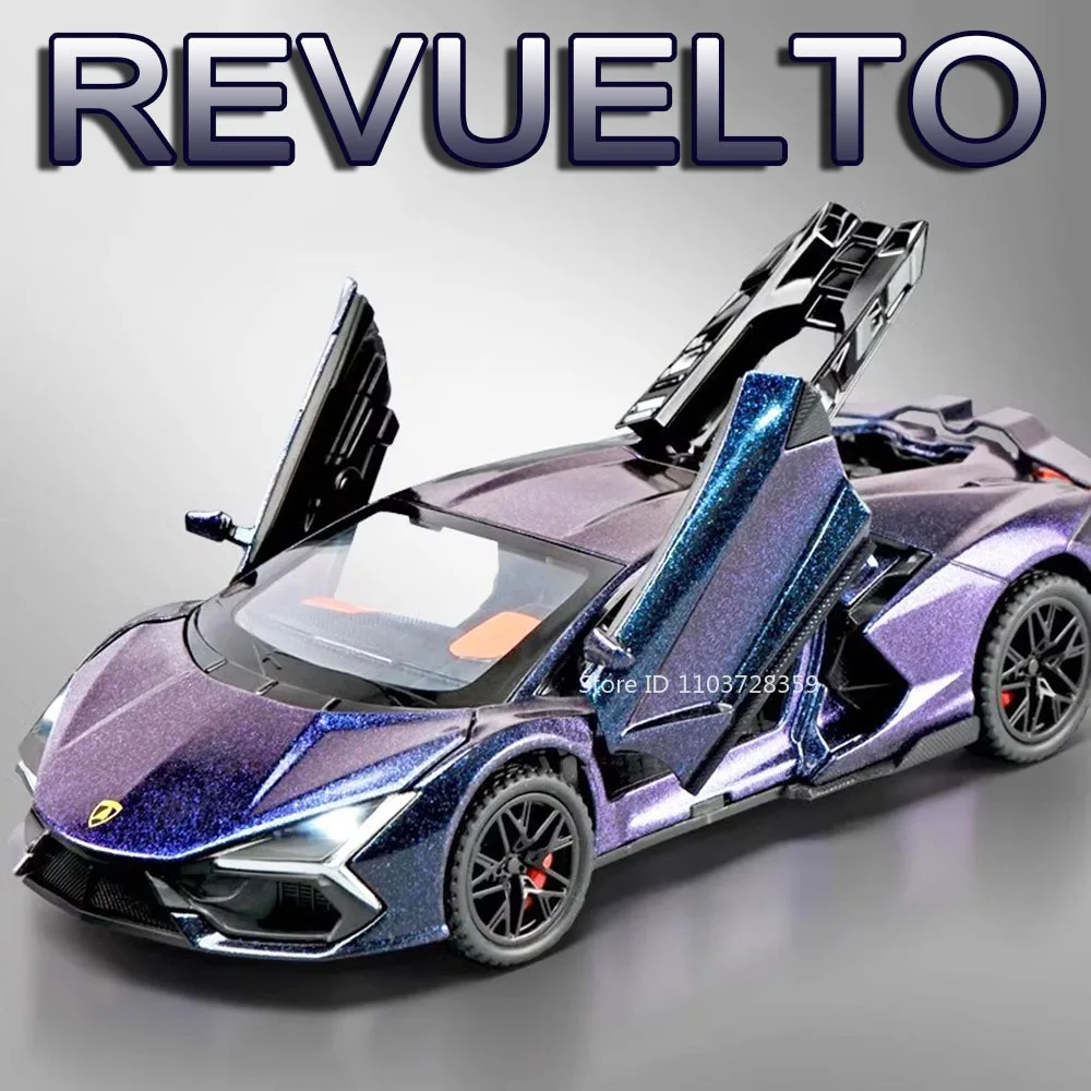 1:32 Scale Revuelto Sian Sports Car Toy Models Alloy Diecast Sound Light Doors Opened Pull Back Supercar Toys for Kids Gifts
1:32 Scale Revuelto Sian Sports Car Toy Models Alloy Diecast Sound Light Doors Opened Pull Back Supercar Toys for Kids Gifts