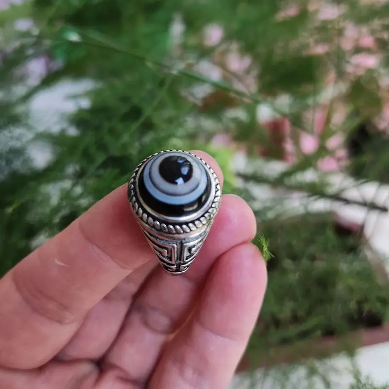 Admirable Natural Pupilla Eye Vein Finger Ring Gemstone Bead Ring Tibetan Dzi Gemstone
Admirable Natural Pupilla Eye Vein Finger Ring Gemstone Bead Ring Tibetan Dzi Gemstone