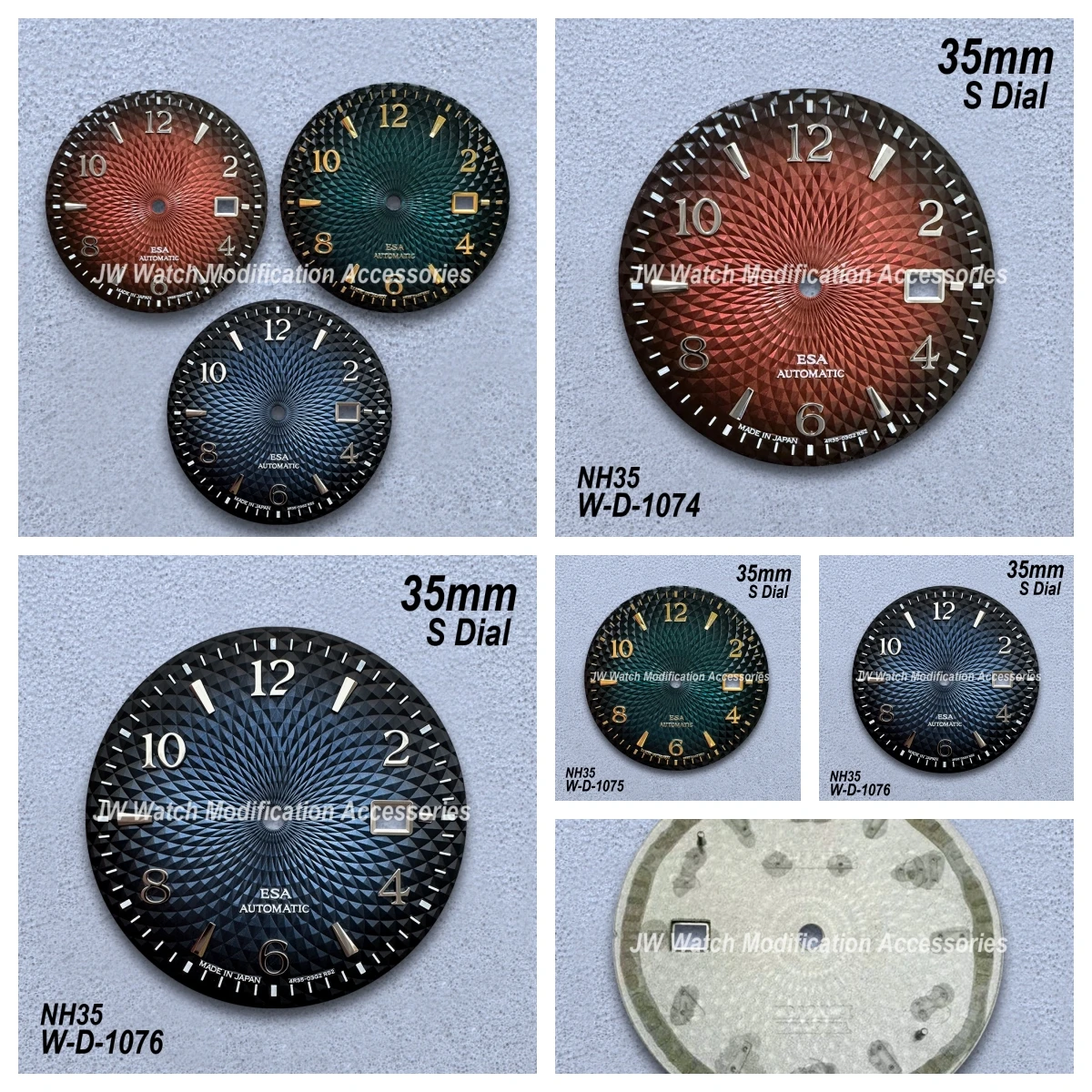35mm S Logo Cocktail Dial Fit NH35/NH36 Japanese Movement Red High-Quality Dial Watch Modification Accessories
35mm S Logo Cocktail Dial Fit NH35/NH36 Japanese Movement Red High-Quality Dial Watch Modification Accessories