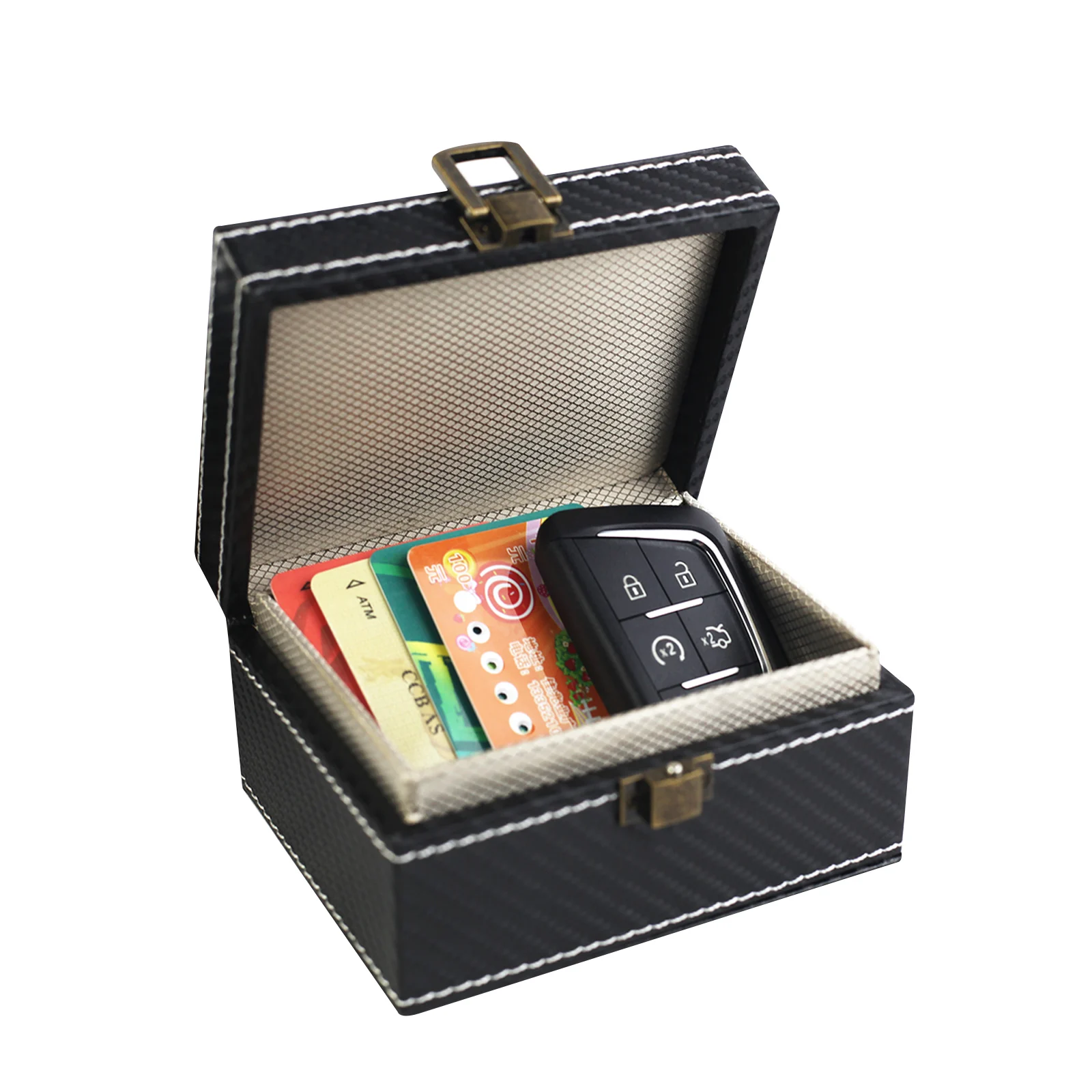 Faraday Key Fob Protector Set, Car Key Faraday Box , RFID Signal Blocking Box for Vehicle Keys Anti-Theft Secu
Faraday Key Fob Protector Set, Car Key Faraday Box , RFID Signal Blocking Box for Vehicle Keys Anti-Theft Secu