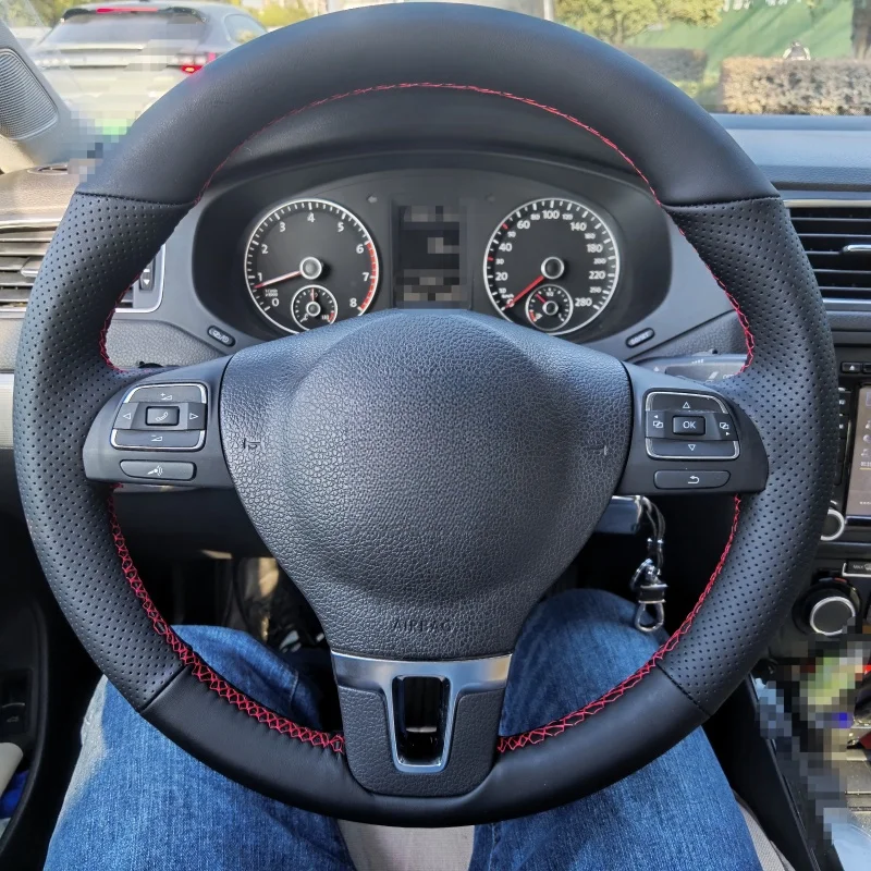 Чехол на руль из натуральной кожи для Volkswagen Golf 6 Mk6 VW Polo Sagitar Bora Чехол для ручки салона Аксессуары автомобиля
Чехол на руль из натуральной кожи для Volkswagen Golf 6 Mk6 VW Polo Sagitar Bora Чехол для ручки салона Аксессуары автомобиля
